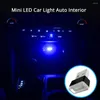 Night Lights Min Auto USB LED Atmosphere Light Dekorativ lampa Emergency Lighting Universal PC Portable Plug and Play Red Blue Whitepink