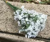 Babys artificiais Babys Breath Gypophila Silk Flowers Bouquet Home Wedding Party Decorations Decor RRB15973