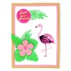 Emballage cadeau 35 pc papier cartonné flamant rose découpé pour Scrapbooking planificateur heureux/fabrication de cartes/projet de journalisation