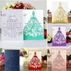 Cartes De Voeux 50Pcs Dix Couleurs Fille Invitation De Mariage Découpée Au Laser Pour Anniversaire Enveloppe En Option Carte Interne Fournitures De Fête Personnalisées 220930