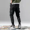 Herenbroek Casual Joggers Cargobroek Tactisch Effen Multi-pocket Sportkleding Hiphop Zomerkleding 220930