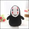 Movies TV Plush Toy 15 cm Spirited Away Faceless Man No Face Pluch Pendant Ghost Kaonashi Gevulde speelgoedpop voor kinderen Kids Gift La Dhtch