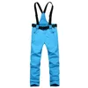 Skiing Pants Ski Plus Cotton Thickening Windproof Waterproof Straps Couple's Hiking Trousers Warm Snowing Clothing Outdoor