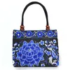 Bolsas de noite Mulheres ombros de bordados artesanais Retro Flor Étnica Bohemia Bolsa Vintage Lady Bolsa Bolsa Vintage Lady