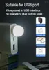 Night Lights LED Protection Reading Light USB Portable Book Plug Computer Power Rechargeable Table L