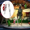 Christmas Electric Santa Claus Climbing Ladder Plush Doll Creative Music Xmas Decor Kid Toys Gifts for Family