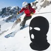 Bandanas 3 -gat winddichte mannen vrouwen gezicht masker winter warme ski -kap tactisch fietsen skiën hardloop sporttraining