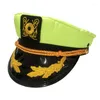 Bérets élégant Yacht bateau capitaine Marine amiral brodé marin Costume marine chapeau pour hommes femmes fête Cosplay