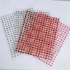 Gift Wrap 15Sheet 4mm 300pcs/sheet MIXED Color Rhinestone Stickers Wedding Invitations Cards Paper Crafts Gifts Decoration Home Acid Free