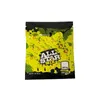12 tipos mylar bolsas comest￭veis gummies embalagem bolsa de z￭per selvagem de z￭per 600mg de logotipo personalizado de morango melancia p￪ssego amarelo