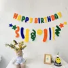 Dekoracja imprezy ins baby shower non tkanin flaga wszystkiego najlepszego z okazji urodzin Dzieci