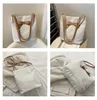 Evening Bags For Women 2022 Canvas Shoulder Bag Bow Lady Shopping Casual Tote Female Handbag Drop Make Up