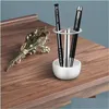 Bathroom Storage Organization Creative Toothbrush Holder Stand Stainless Steel Four Position Pens For Household Drop Delivery 2021 H Dhqsy