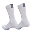 Chaussettes de sport Pro Team Aero Chaussettes de cyclisme Anti Slip Silicone Chaussettes de vélo de route Hommes Sport Calcetines Ciclismo 220930