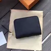 Echtes Leder Geldbörsen Kreditkarteninhaber Frauen Luxus Designer Mode Hübsche Brieftasche Handtaschen Münztaschen Geldbörsen Tote Zippy Geldbörse 5 Farben mit Box