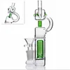 6inch Fumer Narguilé Kit brûleur à mazout Bongs Heady Recycler Honeycomb Percolateur avec 14mm Joint Bol En Verre