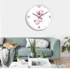 Horloges murales Belle roue animale ours 3D grande horloge mode art simple style grande taille chambre design moderne