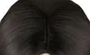 Perruques synthétiques de cheveux raides noirs longs naturels perruque cosplay