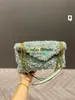 Luxe ontwerper Toth Cross-Body Bag Fashion Shoulder Pouch Ladies 'ketting letters Wallet Wallet Lamb Hair Luxury Cloud handtas