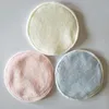 Reusable Facial Cleaning Puff Soft Bamboo Fiber Velvet Makeup Remover Pad Three Layers Facial Wipes Face Washing Cleansing Water