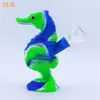 SEAHORSE FAPE HOOFAH MINI SILIKONE BUBBLER RÖKER BONGS PIPER GLASS BOGL VATTEN BUBBLERS PIPER LINE CRACY DAB RIGS 6.0 CM RETING BONG 420