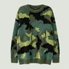 Maglioni da uomo oversize hip-hop mimetico maglione lavorato a maglia uomo autunno streetwear harajuku moda casual allentato o-collo pullover coppie 220930