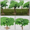 Fleurs décoratives Plants d'arbres artificiels Ornement Extérieur Faux Pin Miniature Arbre Mini Arbustes Verdure Feuillage Accessoires Cypress Simulation