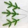 Decorative Flowers Fake Green Plants 5 Forks Pine Needles Christmas Tree Decoration Branch Artificial Grass Accessories DIY Wreath