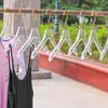 행거 랙 5 PCS 금 후크 투명한 셔츠가있는 아크릴의 옷을위한 아크릴의 옷을위한 아크릴의 옷은 어린이 소녀 220930