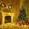 Dizeler 10-100m Noel Işıkları Dekorasyonlar Dış Mod 8 Mod Çelenk Peri Dize Işık Ağaç Düğün Tatil Dekoru