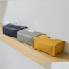 Tissue Boxes Napkins Bathroom Desktop Box High-End Design Sense Pu Living Room Light Luxury High Creativity For Car Toilet U1B1 Drop Dhjow