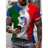 T 셔츠 남자 3D 티셔츠 O- 넥 티 폴로 인쇄 캐주얼 스포츠 캐주얼 짧은 슬리브 탑 남자 옷