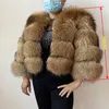 Fausse fourrure BEIZIRU vrai raton laveur manteau femmes hiver argent haut à capuche naturel luxe vestes chaud épais faire sur mesure Y2209