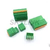 Lighting Accessories 10 Sets Screwless Pluggable Terminal Block 2EDGKD-2.5MM 2.54mm Pitch 2p 3p 4p 5p 6p 7p 8p 10p 12p Press Type