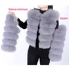 Faux Fur Maomaokong 2022 Fashion Natural Real Coat Women Winter Warm Luxury Jacket Plus Size Outwear Female Vest Coats Beige Y2209
