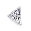 Beads Wholesale Size 5x5-10x10mm White D Color VVS1 GH IJ Moissanites Triangle Shape Loose Stone With Certificate