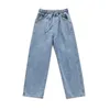 Dżinsy męskie Hip Hop Furry Letter Star Haftowanie Męskie dżinsy uliczne Casual Denim Pants Men College Proste spodnie Proste spodnie Joggers 220929