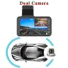 4 tums bil DVR Dash Cam Front och BACK CAMERA VIDEO RECORDER Dual Lens Cycle Recording Night Vision G-Sensor 1080p Dashcam