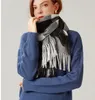 5 PZ autunno inverno donna sciarpa di lana filatura signore doubleface multicolore quadretti a quadretti fazzoletto sciarpa uomo scialle femminile spesso9668330