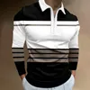 Polos para hombres Camisa de manga larga Otoño Invierno Stritching Vestido de negocios Ropa de lujo Tee Tops 220930