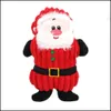 개 장난감 씹는 애완 동물 강아지 크리스마스 삐걱 거리는 장난감 봉제 인형 씹는 장난감 산타 클로스 눈사람 Xams 파티 선물 드롭 배달 20 Bdesports Dhepb