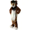 Halloween Brown Lion Mascot Costumes Cartoon Character Outfit Suit Xmas Outdoor Party Outfit Adult Size Promotional Advertising Clothings