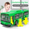 Diecast Model car Alta qualità plus size bus resistente alle cadute bambini 3 anni 6 baby simulazione inerzia giocattolo modello 220930