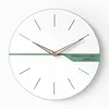 Relojes de pared moderno minimalista ligero reloj de lujo moda sala de estar hogar silencioso reloj nórdico