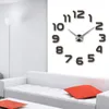 Horloges murales horloge montre horloges horloge 3d bricolage acrylique miroir autocollants décoration de la maison salon Quartz aiguille 220930