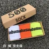 500 -stijl heren Crew Socks Male Tide Street Hip Hop Match Tidal Youth Men and Women Plus Size Sock 3 Paren/Box