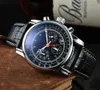 2022 new fashion brand men's watch Casual calendar quartz business men's multi-functional sports clock watch