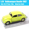 Diecast Model Araba 1 24 Klasik Mini Superbug Beetle 1967 Vintage Diecasts Araç Minyatür Metal Model Ölçeği Böcek Araba Otobüs Oyuncakları Koleksiyon Hediyeleri 220930