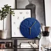 Wandklokken Minimalistische luxe klok klassieke gouden handen gepersonaliseerde creatieve ronde muur decoratie woonkamer decor zegar