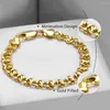 Cavigliere 4 6 7 8 9mm per le donne Curb Catene alla caviglia color oro cubano Summer Beach Foot Jewelry Regali Party all'ingrosso LGB357